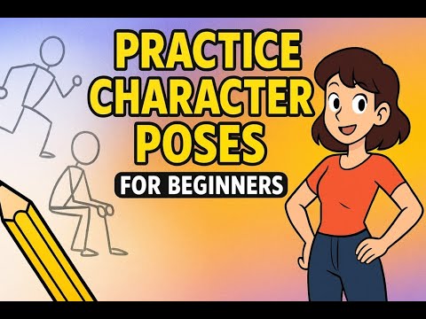 How to Practice Character Poses | Character Design for Beginners 2025 # ...