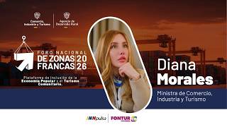 Intervención de la ministra de Comercio, Industria y Turismo Diana Marcela Morales Rojas