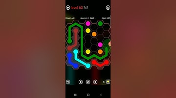 How to solve flow free hexa (rainbow pack level 63)
