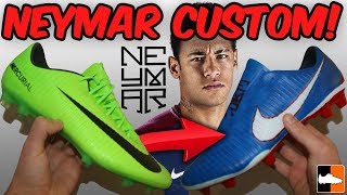 How To Make PSG Neymar Vapor Custom Nike Boots