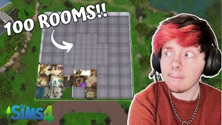 Decorating 100 ROOMS?! | Sims 4 | Episode 4