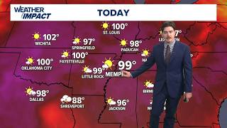 Many more hot and humid days ahead as we approach Labor Day Weekend