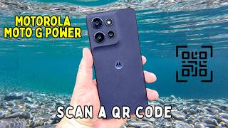 How to scan a QR code Motorola Moto G Power