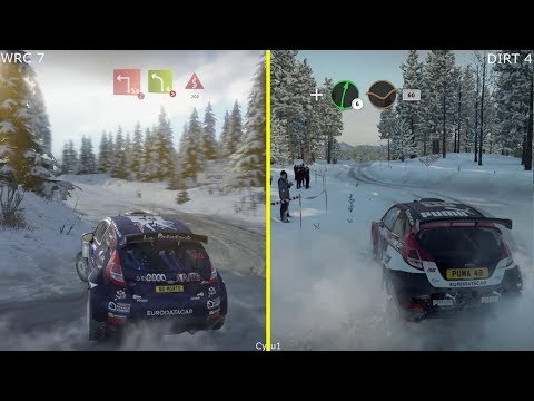 WRC 7 Vs DiRT 4 PS4 Pro Graphics Comparison