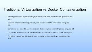 Traditional Virtualization vs Docker Containerization | Introduction to DOCKER Container