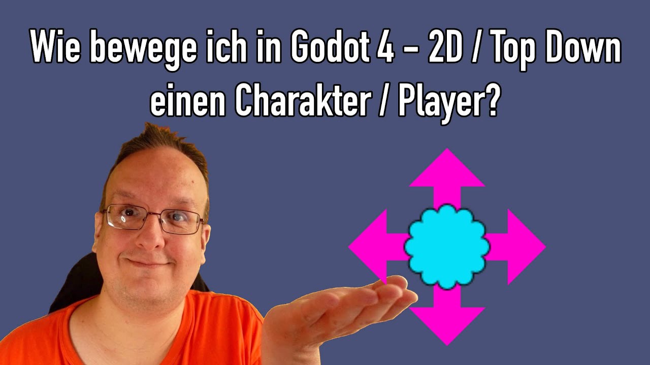 Wie bewege ich ein Charakter Player in Godot 4 - 2D - Top Down - YouTube