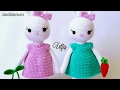 Амигуруми: схема Зайки подружки. Игрушки вязанные крючком. Free crochet patterns.