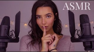 ASMR Layered Whispers (English, French, Unintelligible, Repeating words)