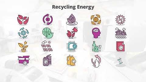 Recycling Energy – Flat Animation Icons (MOGRT) | After Effects Elements - Envato elements