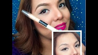 How to define brows using Lebec's concealer pencil