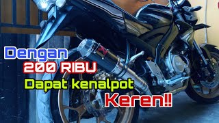 MERDUNYA SUARA  kenalpot akrapovic purbalingga PNP VIXION OLD