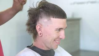 Skin Fade Mullet Trim No Instructions Brisbane Barbershop Haircuts