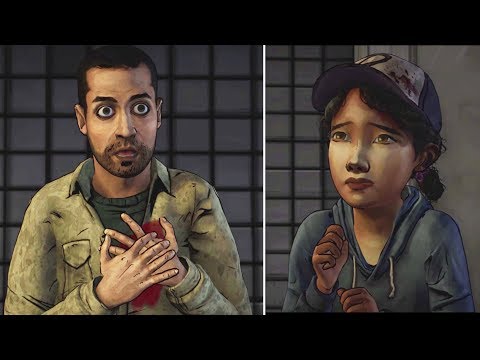 Omid Gets Killed While Saving Clementine -All Choices- The Walking Dead