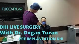 Live Hair Transplant 3720 Grafts Nw Iva By Dr. Dogan Turan Fuecapilar - Pre Implantation Dhi