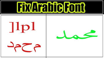 Fix Arabic Font Problem In Photoshop 7.0 , 8, CS, CC Editions
