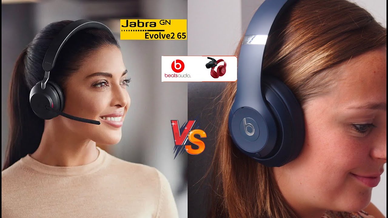 Beats Studio3 vs Jabra Evolve2 65 Headphones YouTube