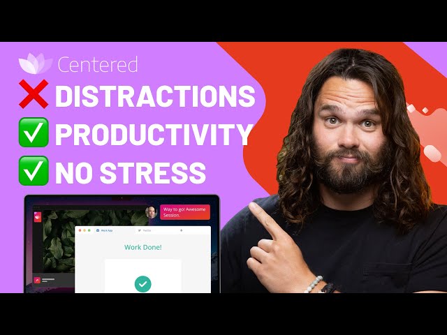 Eliminate Distractions With AI Coaching, Pomodoro Timers, And Music | Centered class=