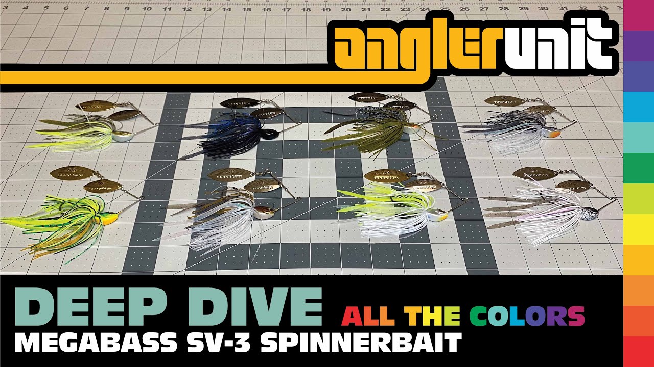 DEEP DIVE - Megabass SV-3 spinnerbait - ALL THE COLORS 