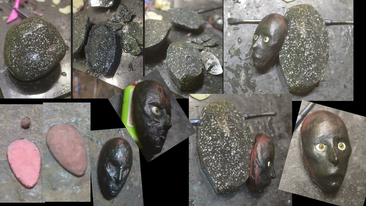 In progress, Rachel and Cabochon from book. First look at creating faces i paint them layer by layer