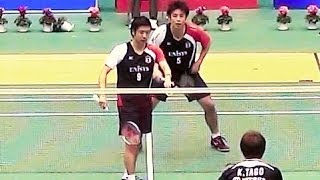 早川/遠藤 × 田児/川前 1st バドミントン日本リーグ2013-1223