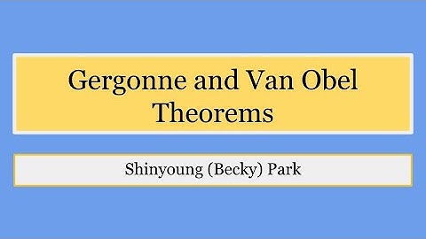 Gergonne and Van Obel Theorems