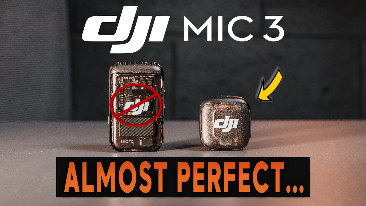 DJI MIC 3 REVIEW - ALMOST PERFECT TINY WIRELESS MICROPHONE?