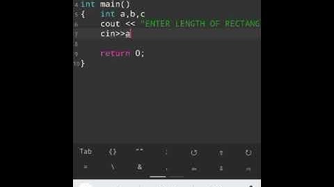 C++ Program for area of Rectangle  #shorts #coding