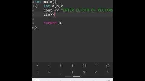 C++ Program for area of Rectangle  #shorts #coding