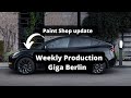 TESLA GIGA BERLIN - Production New numbers - Paintshop update