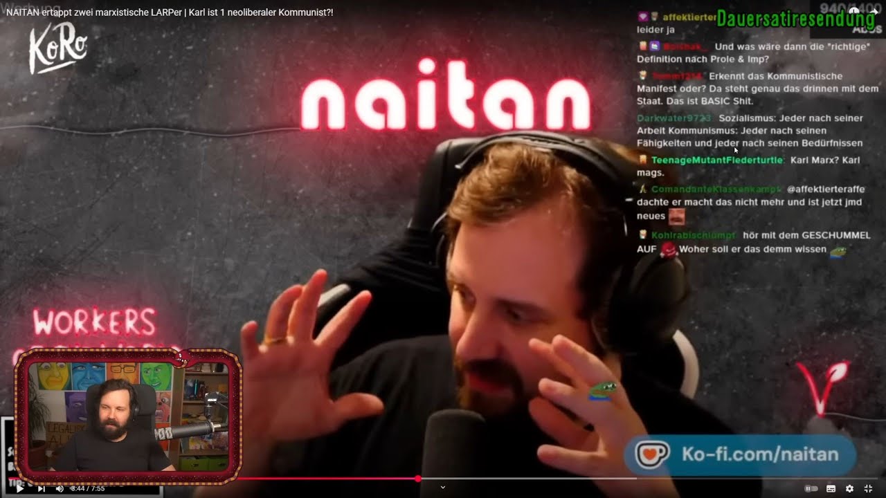 naitan fand meinen Talk mit Ervin nicht so gut