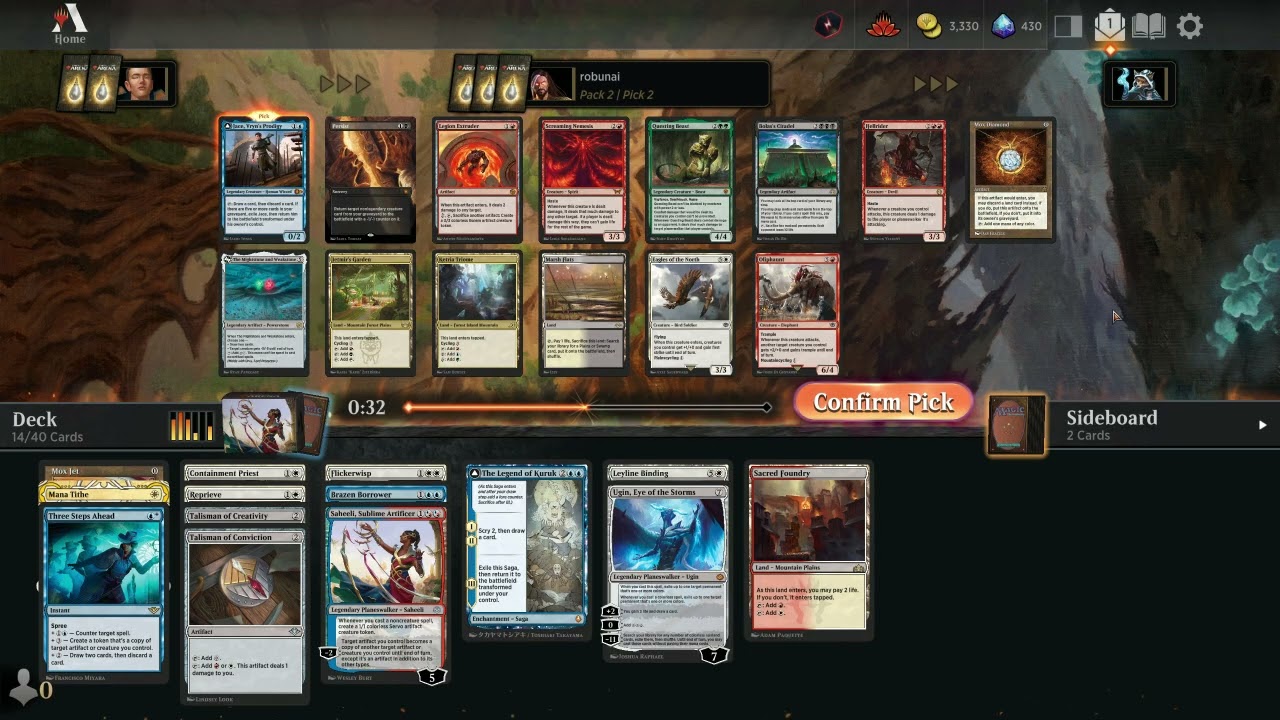 MTGA Power Cube - Jeskai Control