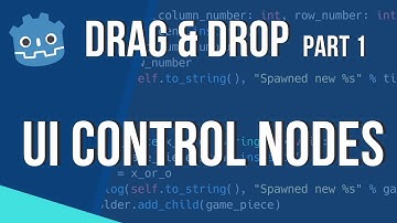 Drag and drop in Godot part 1, UI Control nodes