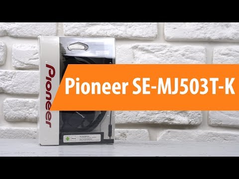 Распаковка наушников Pioneer SE-MJ503T-K / Unboxing Pioneer SE-MJ503T-K