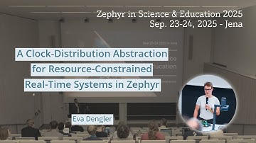 A Clock-Distribution Abstraction for Resource-Constrained Real-Time Systems in Zephyr