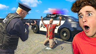 Becoming A POLICE OFFICER In GTA 5 RP..