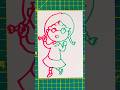 本気でたまちゃんの描き方！両手で穂波たまえを描いています！おどるポンポコリンAdo#shorts #ちびまる子ちゃん #イラスト #描き方 #drawing #おどるポンポコリン #たまちゃん