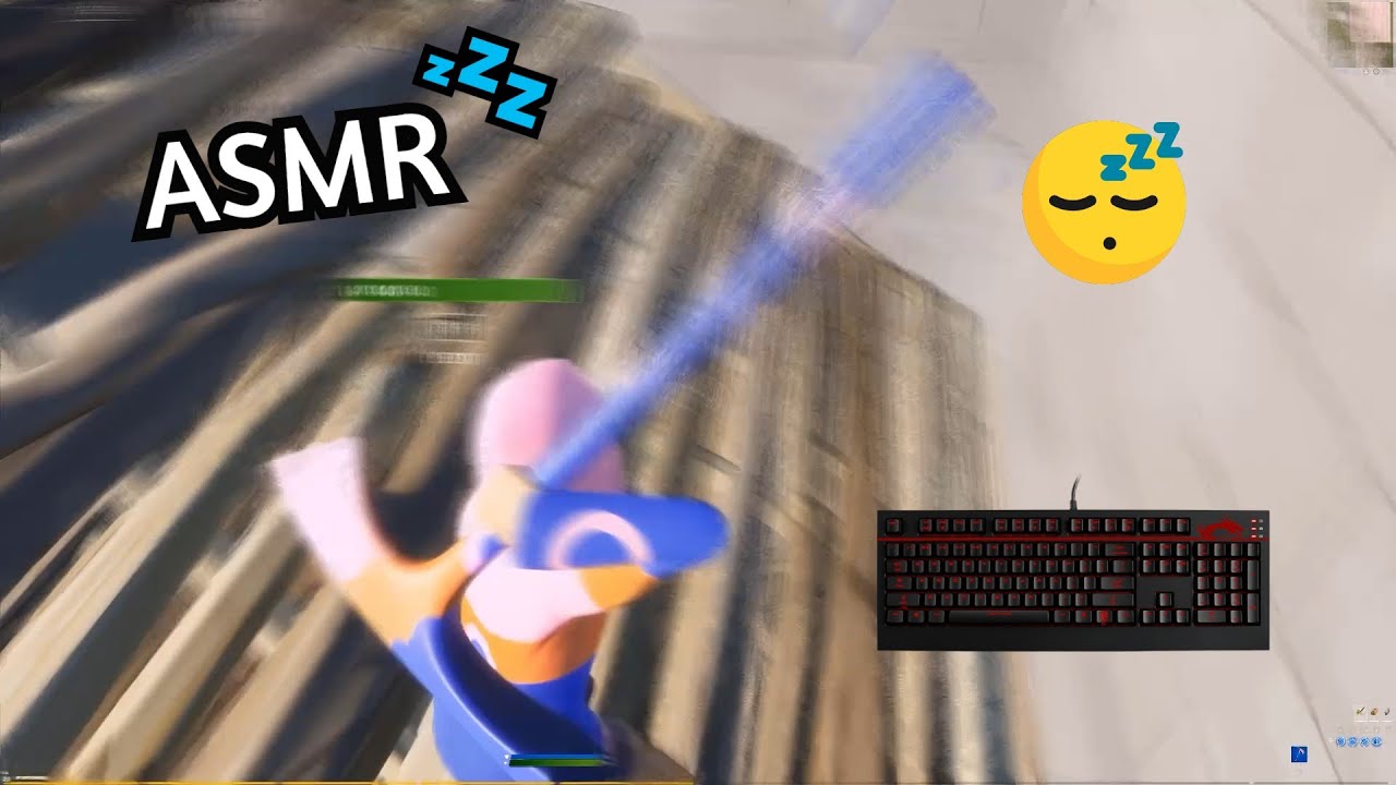 (ASMR) Relaxing Keyboard Sounds ⌨💤 Fortnite Gameplay YouTube