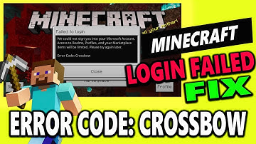 Mincecraft: Error Code Crossbow fix in *2023 Fix ! ( Failed to #login ) || by borntoplaygames