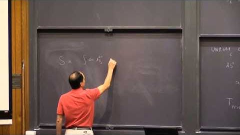 Prof. Juan Maldacena, "AdS/CFT, Entanglement Entropy, and Black Hole Entropy", Lecture 3 of 4