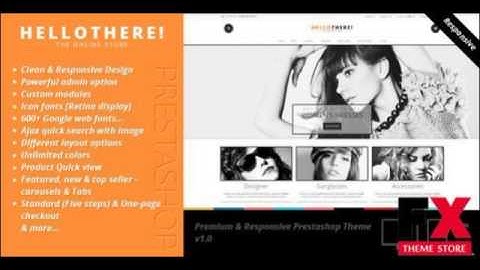 Preview Hello There Premium and Responsive Prestashop Theme