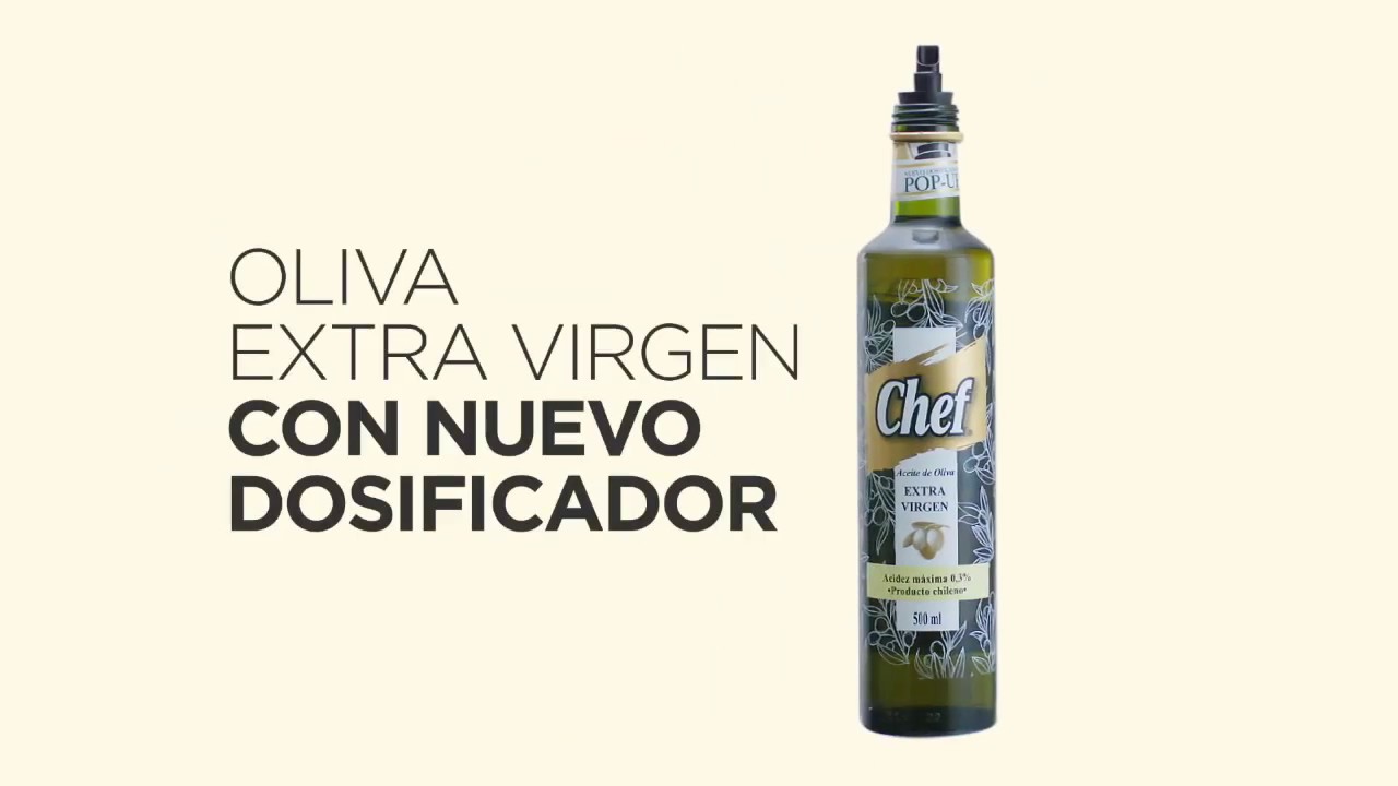 Chef Oliva Extra Virgen, con nuevo dosificador. 