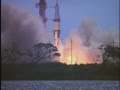 NASA footage of the launch of Apollo 7 the first manned Apollo on a Saturn IB rocket