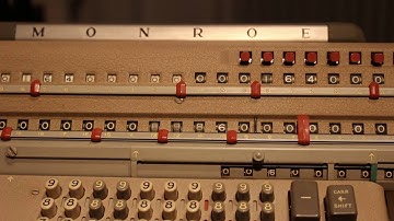 MonroMatic 8N213 Electromechanical Calculator