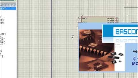 membuat running led dengan bascom avr dan proteus