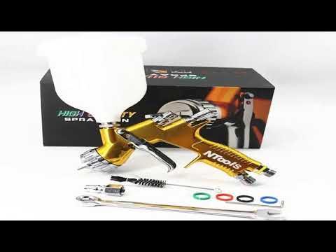 High Quality Spray Gun Ntools Car Paint Spray Gun TE20/T110 1.3/1.8mm ...