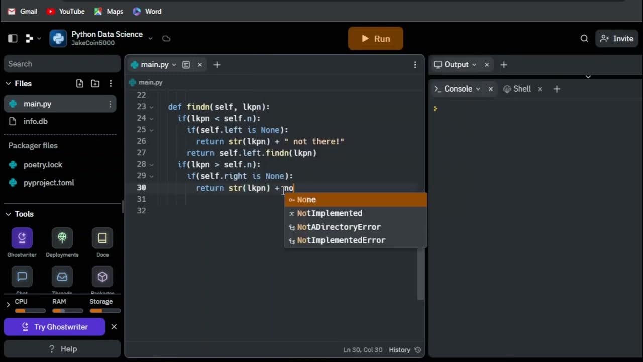 Learn Python Trees - YouTube