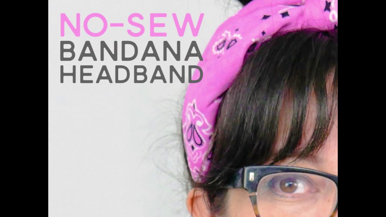No-Sew Bandana Headband 
