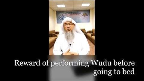 Reward of performing wudu before going to bed - Assim al hakeem