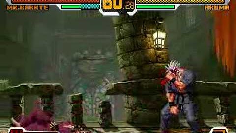 SNK vs. Capcom SvC Chaos not a gameplay  - Shin Mr. Karate