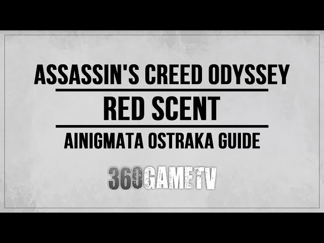 Assassin's Creed Odyssey - Red Scent, Heart and Sole riddle